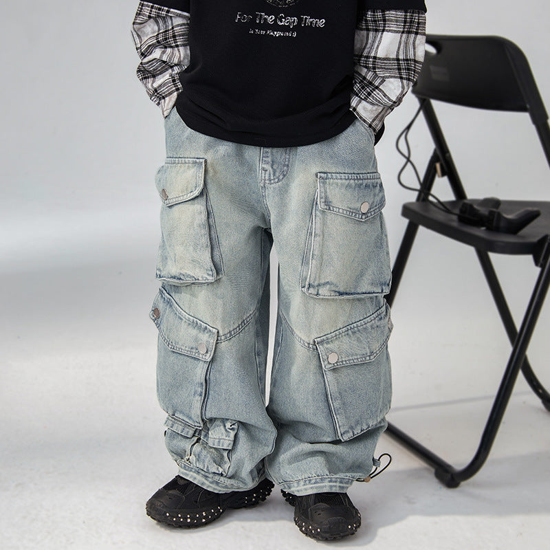 Spring And Autumn New Boys' Autumn Leisure Pants