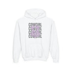 Girls Lavender Cowgirl Hooded Sweatshirt