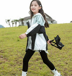 Shell Jacket Thin Medium And Large Children Children's Spring Clothes Trench Coat Girl Spring Top