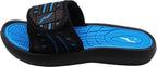 Norty Boy's Summer Comfort Casual Slide Flat Strap Shower Sandals Slip On Shoe