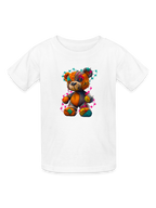 Boys Multicolor Teddy Bear Short Sleeve T-Shirt