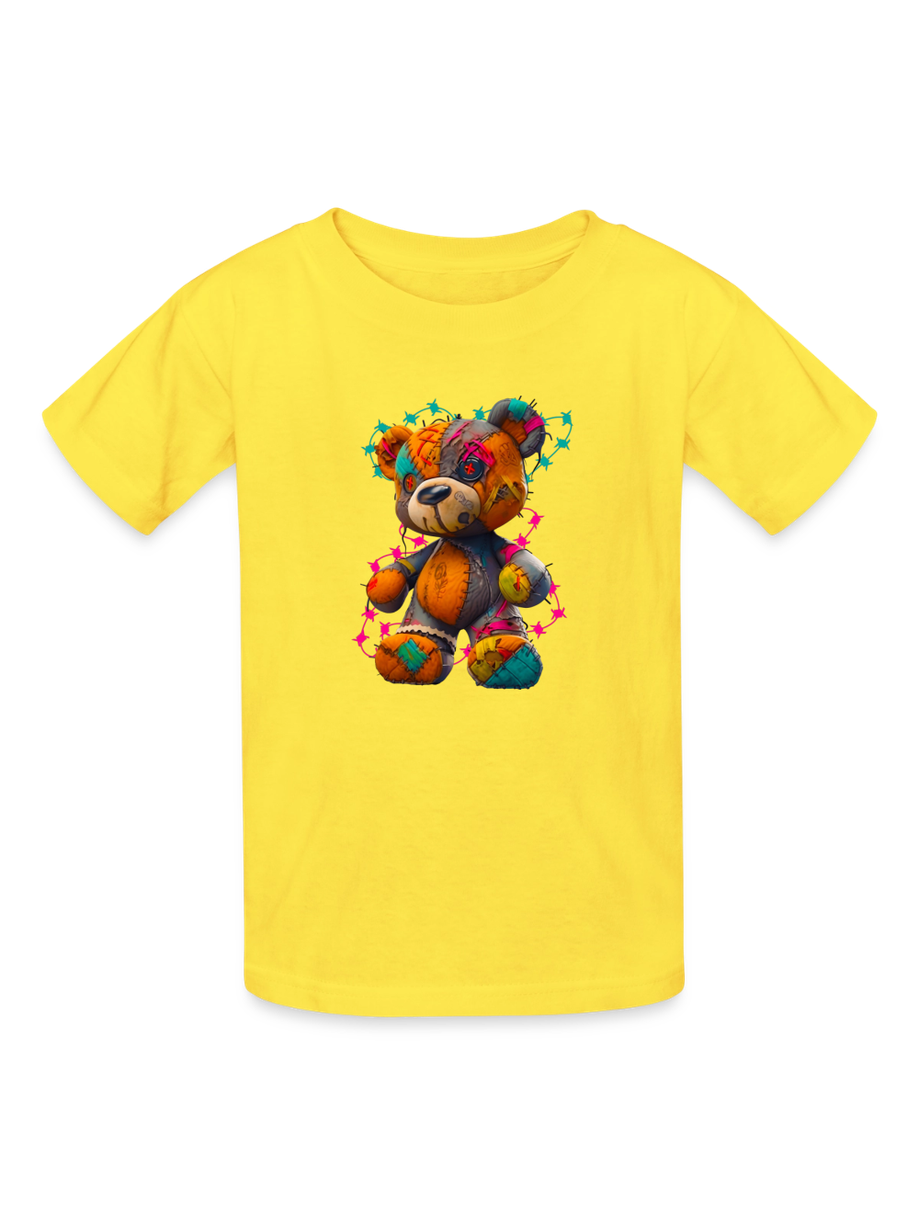 Boys Multicolor Teddy Bear Short Sleeve T-Shirt