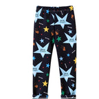 Girls Thin-Flannel SpringAutumn Outerwear Milk-Viscose Pants
