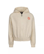 Converse Big Girls Fleece Zip-up Hoodie, Size Medium