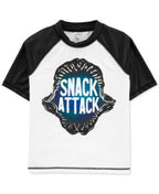 Carters Little Boys Snack Attack Rash Guard T-Shirt