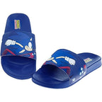 New Josmo Boys Size 2-3 Blue Sonic the Hedgehog Slide On Wide Strap Sandal Shoes