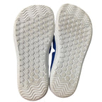 Hobibear Boys Size 1 Blue Hook Loop Wide Toe Box Elastic Lace Athletic Shoes