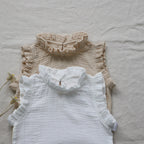 Girls' Summer Baby Floral Vest T-shirt