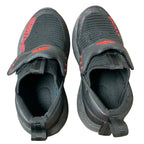 Little Boys 12 Black Red Lightweight Breathable Non Slip Athletic Sneaker Shoes