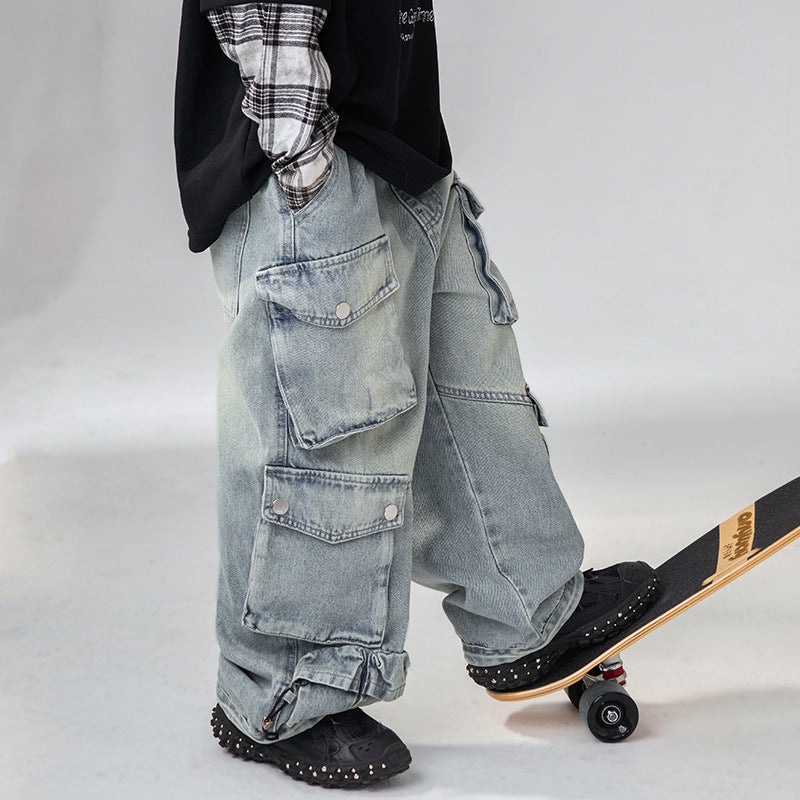 Spring And Autumn New Boys' Autumn Leisure Pants