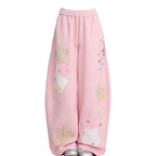 Girls Dopaminestyle Koreaninspired Wideleg Pants For Older Season