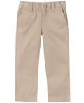 Nautica Boys School Uniform Flat Front Twill Pant Pull-On Khaki Size 3T