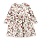 Western Christmas Girls Dress – Soft Bamboo Holiday Style