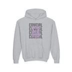 Girls Lavender Cowgirl Hooded Sweatshirt