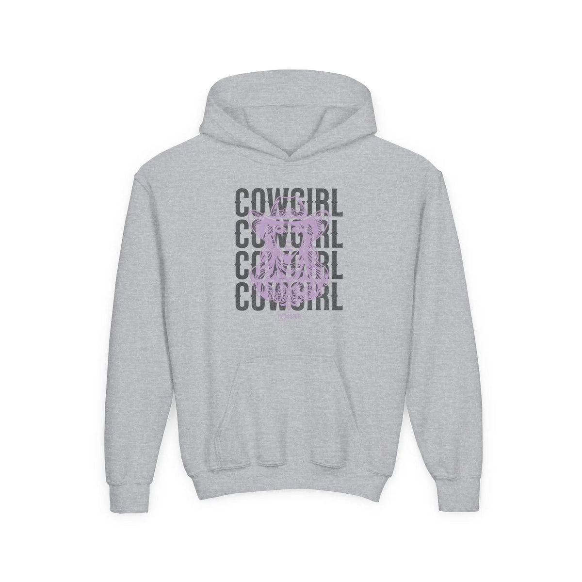Girls Lavender Cowgirl Hooded Sweatshirt