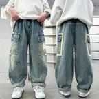Children's Wear Boys Spring Clothing Pants Straight