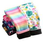 Girls Thin-Flannel SpringAutumn Outerwear Milk-Viscose Pants