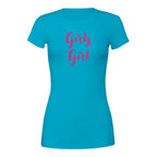 Playful Girly Girl Women's Cotton T-Shirt