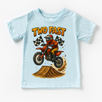 Two Fast Motocross 2nd Birthday Shirt - Boys Birthday Tee