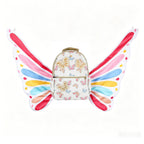 Gold Butterfly Backpack with Tuckaway Wings