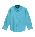 Boys Turquoise Dress Shirt - Kids Formal Shirt with Spread Collar, Sizes 4-20 | Ferrecci