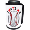3dRose 3dRose - Rosette - Baseball - That Is My Ball. Boy - Can Cooler Bottle Wrap (cc-361905)