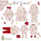 Girls’ Christmas Dress – Bamboo Holiday Tiered Twirl Dress
