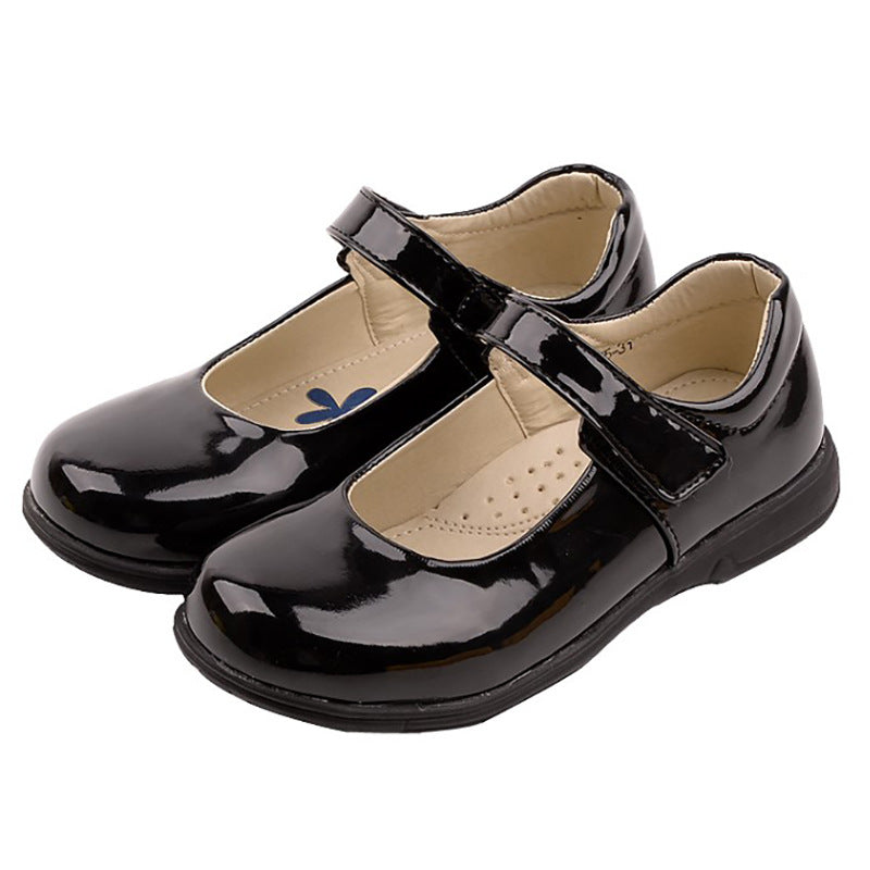 Girls' Spring And Autumn Princess Dancing Leather Shoes