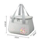 Cute lunch bag, lunch box bag waterproof, student lunch bag, cartoon picnic camping thermal insulation bag
