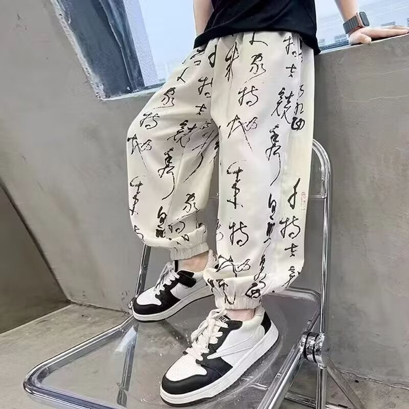 Boy's Anti-mosquito Pants Summer Thin