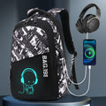 Junior's Trend Large Capacity Waterproof Rucksack Backpacks