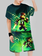 Boys' Block Character Print Short Sleeve T-Shirt