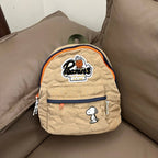 Snoopy Club House Quilted Mini Backpack – Kids Preschool Rucksack