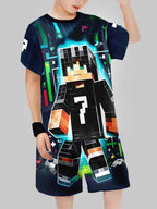 Boys' Block Character Print Short Sleeve T-Shirt