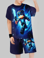 Boys' Block Character Print Short Sleeve T-Shirt
