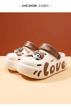 2026 New Women Fashion Clogs Cute DIY Charms Home Street Slippers For Female Summer Platform Shoes Soft EVA Girls Leisure Sandal