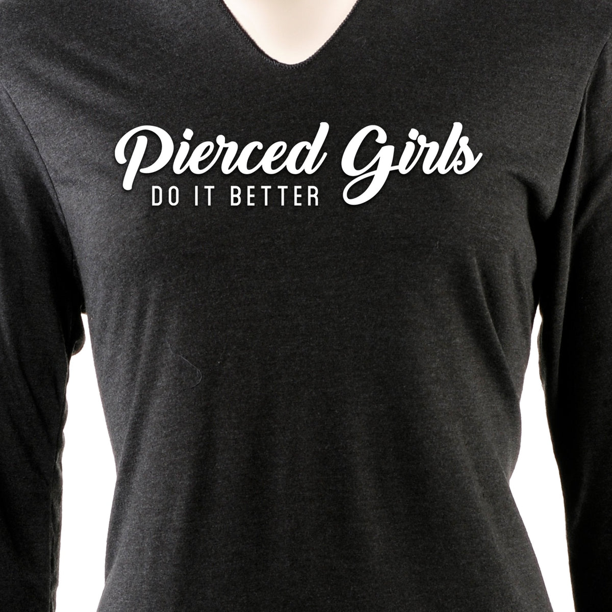 Pierced Girls Do It Better Tapered Long Sleeve Hoodie