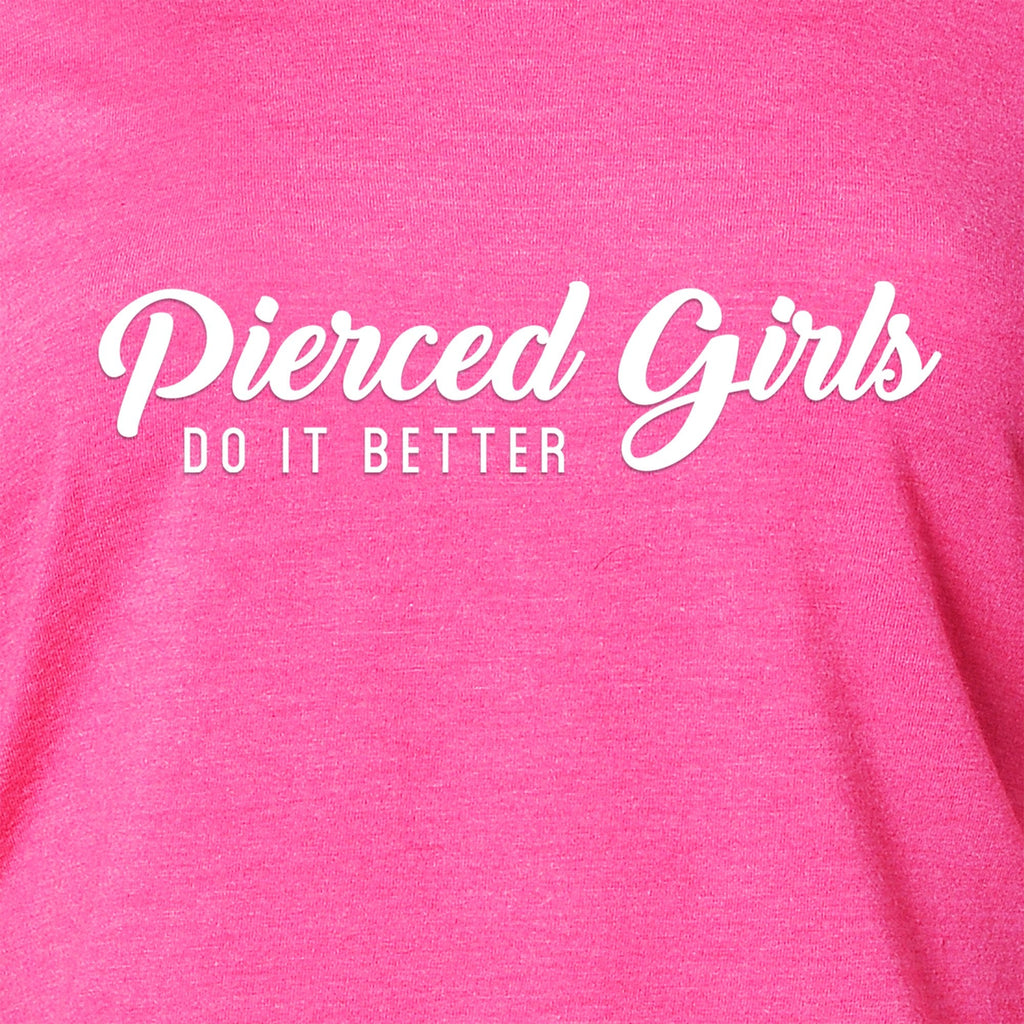 Pierced Girls Do It Better Tapered Long Sleeve Hoodie