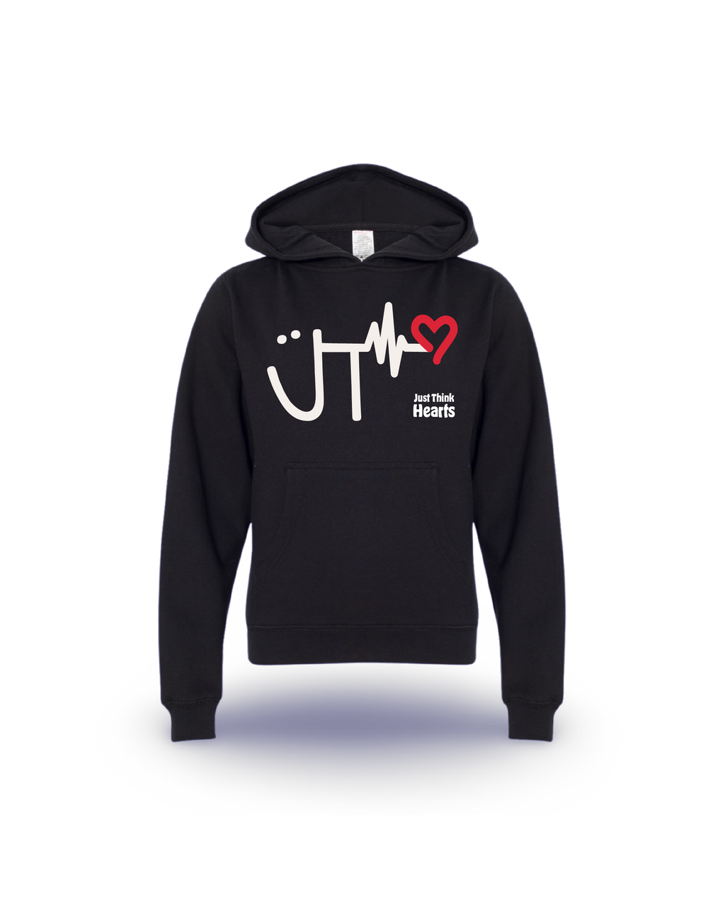 OG Just Think Hearts (Kids Ind Hoodie)