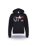 OG Just Think Hearts (Kids Ind Hoodie)