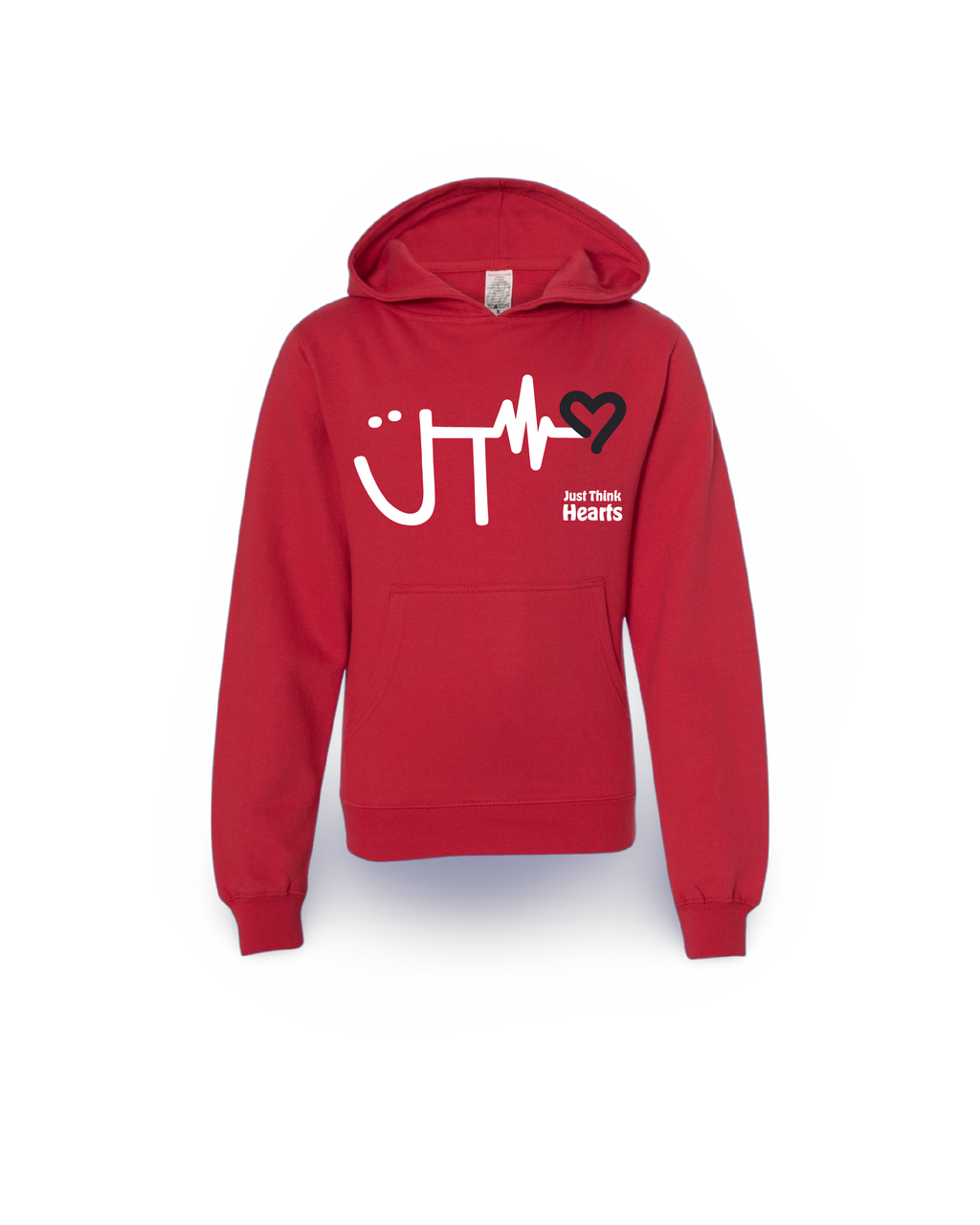 OG Just Think Hearts (Kids Ind Hoodie)