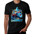 Im Crushing It Monster Truck 4 Year Old Boys 4th Birthday  Stretchy T-Shirt