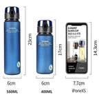 BPA Free Leak Proof Sports Water Bottle High Quality Tour Hiking Portable My Favorite Drink Bottles 400ml 560ml Water Bottle Sport Frosted Tour Outdoor Leak Proof Seal Child School Water Bottles for Children Kids