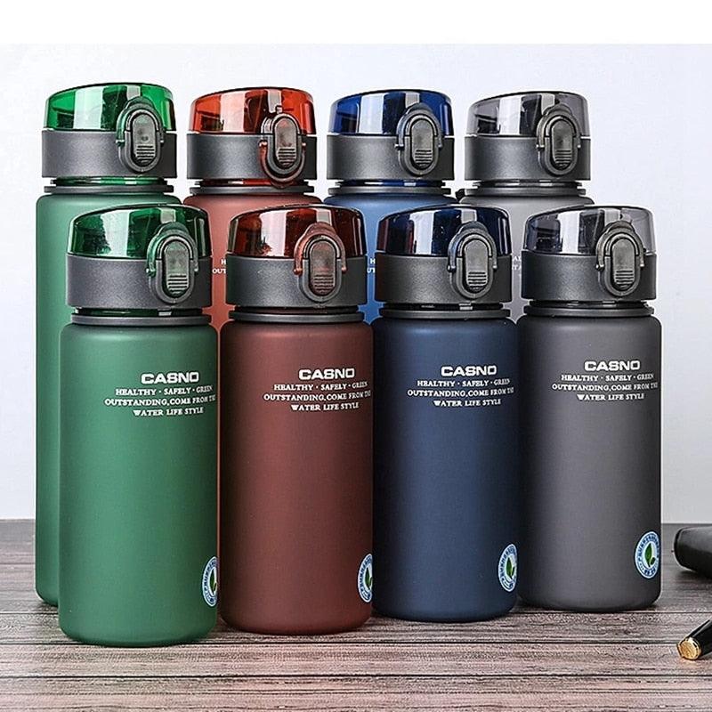 BPA Free Leak Proof Sports Water Bottle High Quality Tour Hiking Portable My Favorite Drink Bottles 400ml 560ml Water Bottle Sport Frosted Tour Outdoor Leak Proof Seal Child School Water Bottles for Children Kids