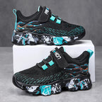 Children's sports shoes boys' mesh breathable soft soled running shoes