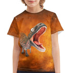 Summer Dinosaur Full Print Boy's T-shirt