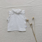 Girls' Summer Baby Floral Vest T-shirt