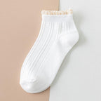 Fashion Lace Ruffled Soft Cotton Female Sock Spring And Summer Cute Socks Sweet Princess Girls Comfortable Breathable Cute Socks For Women