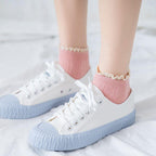 Fashion Lace Ruffled Soft Cotton Female Sock Spring And Summer Cute Socks Sweet Princess Girls Comfortable Breathable Cute Socks For Women
