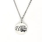 Baseball Gift, Let’s Do This Boys Necklace, Baseball Necklace, Baseball Jewelry, Baseball Player Gift, Baseball Mom Gift, Baseball Easter